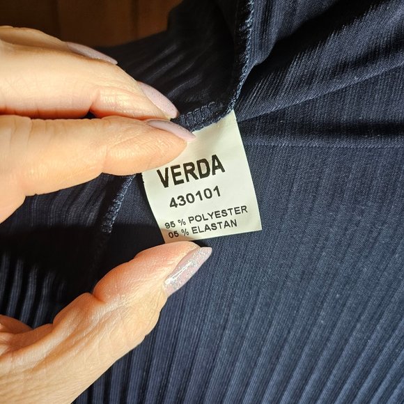 Gorgeous Dress Dark Navy by Verda Code 430101+ Gorgeous Necklace 2XL New Tag On - Picture 8 of 12